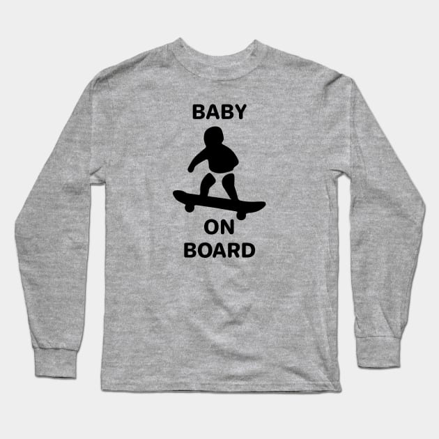 Baby on Board Long Sleeve T-Shirt by TipsyCurator